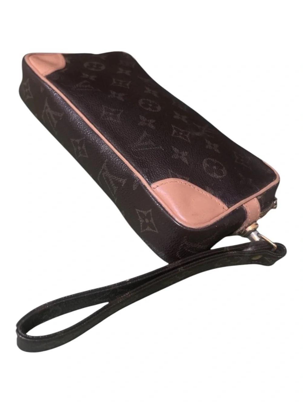 Louis Vuitton Pochette Marly Bandoulier LV Monogram Canvas Wristlet Clutch 1991